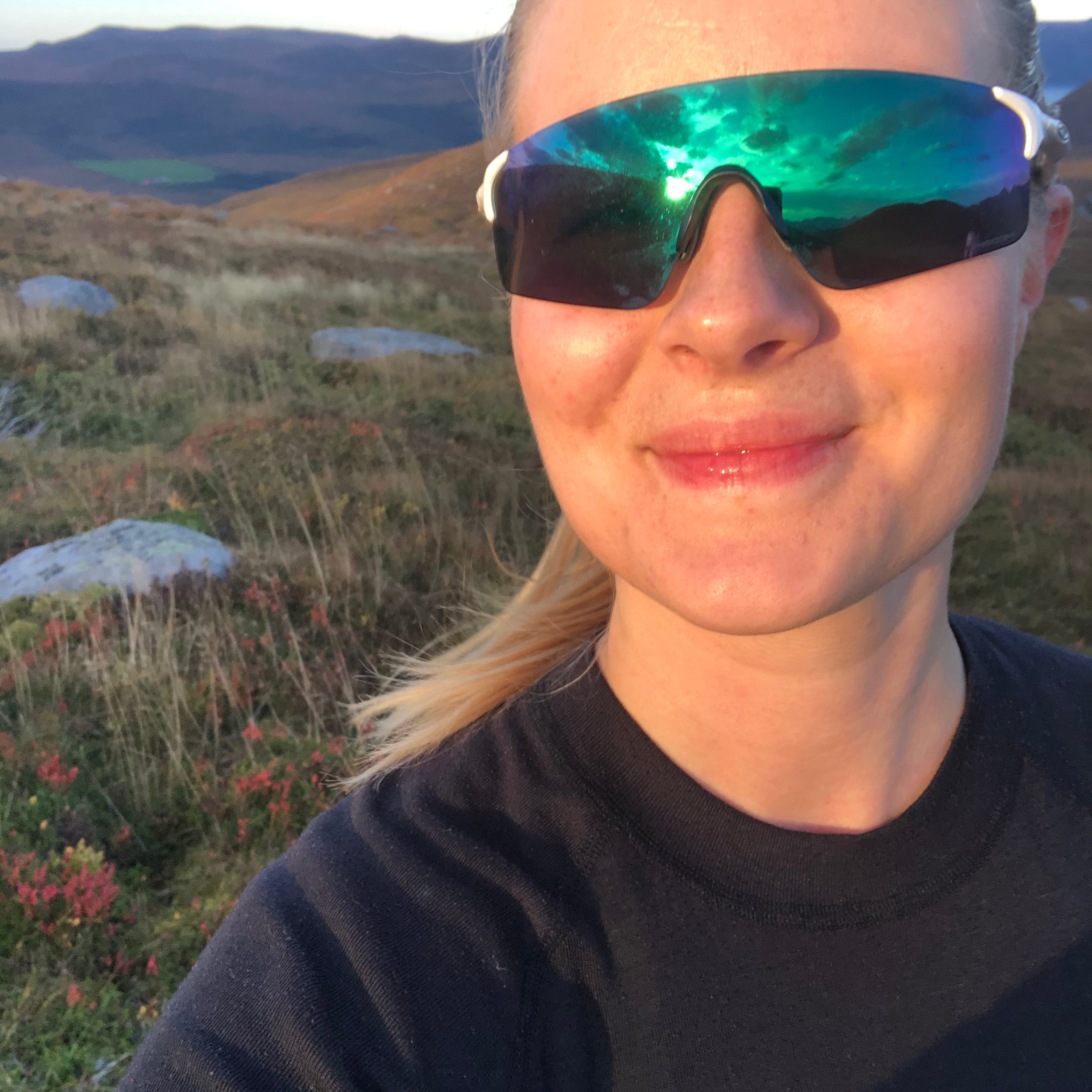 Image of Matilda in nature with sunglasses 