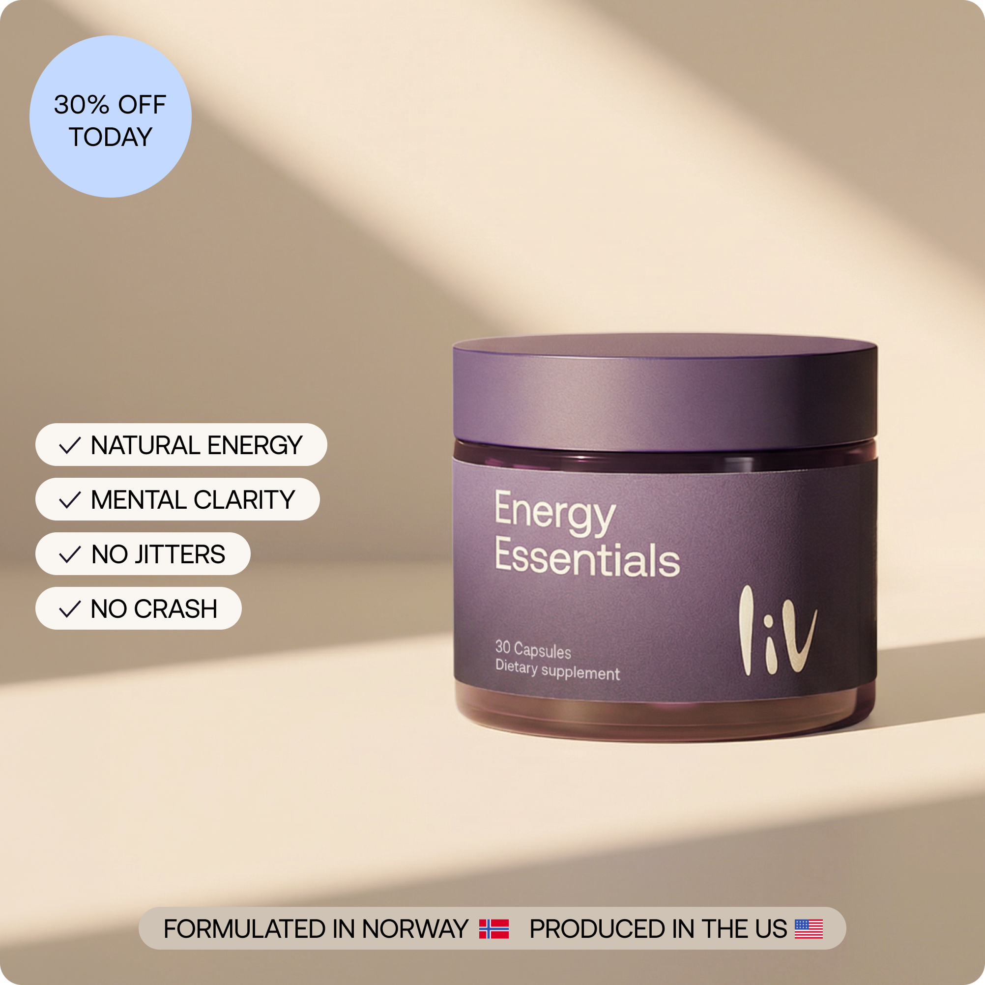 Boost Natural Energy & Focus | Liv Arctic